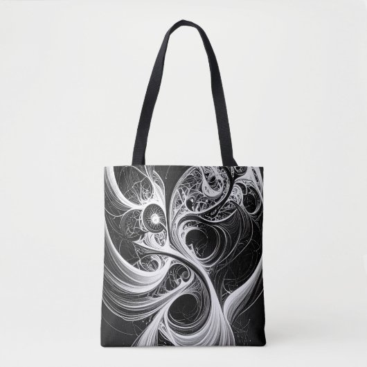 Abstract Mind Network Swirl-Tas Draagtas (Voorkant)