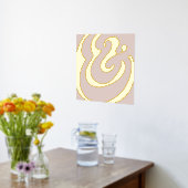 Abstract minimaal Blush Pink Gold Folie Afdrukken (Laag (Keuken))