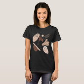 Abstract Minimalist Cactus  Aesthetic Boho Cactus  T-shirt (Voorkant volledig)