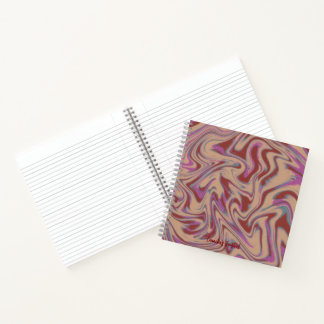 Abstract Minimalist Notebook Notitieboek