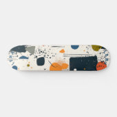 Abstract minimalistisch - aardtoon geometrisch skateboard (Horizontaal)
