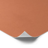 Abstract minimalistisch landschap conceptueel schi poster (Hoek)