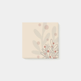 Abstract mistletoe xmas holidays design post-it® notes