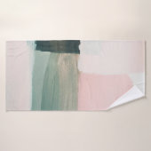 Abstract modern art background. Painting gray and (Serviette de bain)