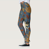 Abstract Modern Collage Artistic Pattern Leggings (Links)