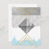 Abstract modern design briefkaart (Voorkant / Achterkant)