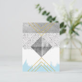 Abstract modern design briefkaart (Staand voorkant)