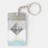Abstract modern design sleutelhanger (achterkant)