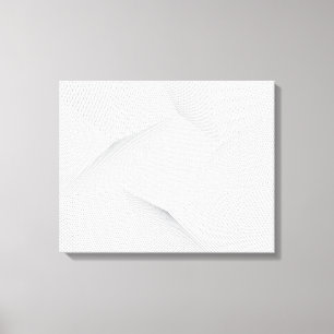 Abstract, modern, eenvoudig, dynamisch lijnpatroon canvas afdruk