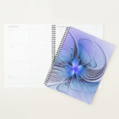 Abstract Modern Fractal Art Lavender Blue (Devant avec enveloppe)