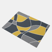 Abstract, modern, geometric, trendy pattern deurmat (Schuin)