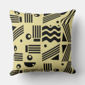 Abstract modern Geometrisch Kunstpatroon Kussen (Achterkant)