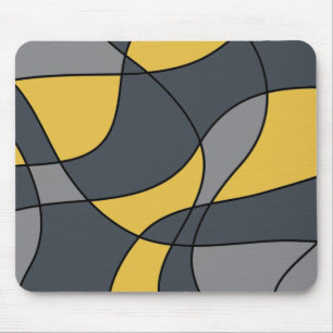 Abstract, modern, geometrisch, trendpatroon muismat