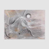 Abstract Modern Gray Decoupage Tissue Paper Tissuepapier (Voorkant)
