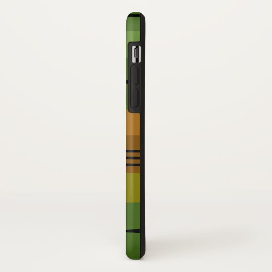Abstract modern groen golvend patroon Case-Mate iPhone case (Achterkant/links)