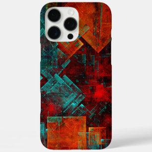 Abstract Modern Kleurrijk Koel Artistiek Patroon iPhone 16 Pro Max Hoesje