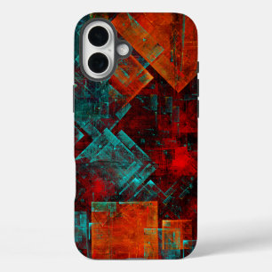 Abstract Modern Kleurrijk Koel Artistiek Patroon iPhone 16 Plus Hoesje