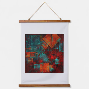 Abstract Modern Kleurrijk Koel Artistiek Patroon Hangend Wandkleed