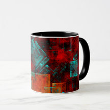 Abstract Modern Kleurrijk Koel Artistiek Patroon