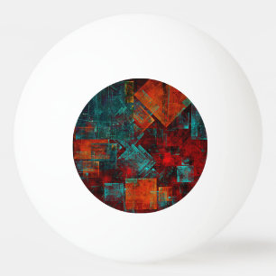 Abstract Modern Kleurrijk Koel Artistiek Patroon Pingpongballen