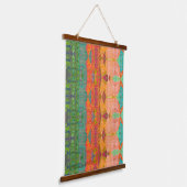 Abstract modern kleurrijk patroon Hangende Tapestr Hangend Wandkleed (Gebogen)