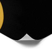 Abstract modern maskerpatroon poster (Hoek)