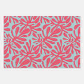 Abstract modern, minimaal geometrisch vormvormvorm inpakpapier vel (Voorkant 3)