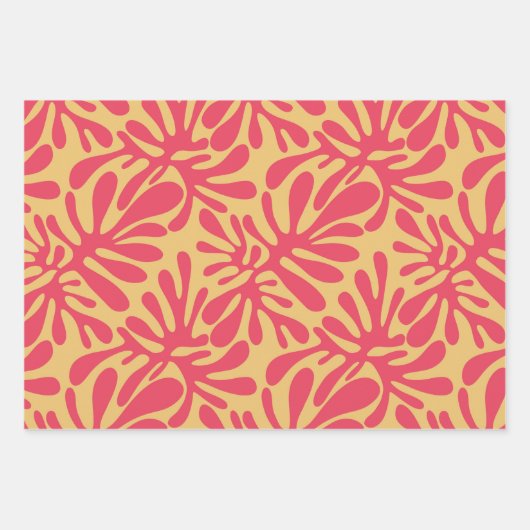 Abstract modern, minimaal geometrisch vormvormvorm inpakpapier vel (Voorkant 2)