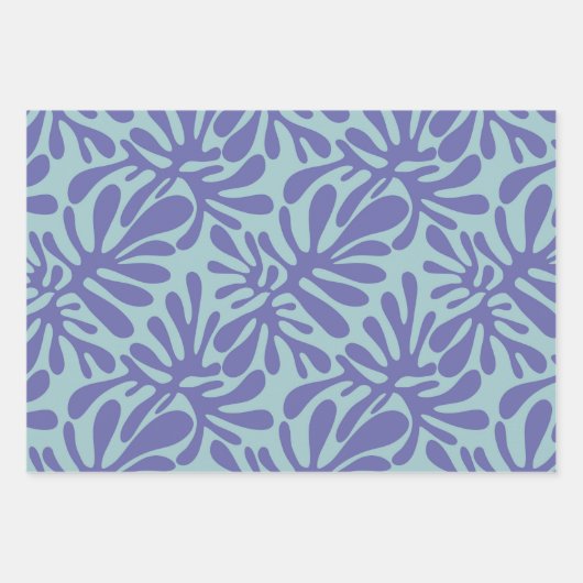 Abstract modern, minimaal geometrisch vormvormvorm inpakpapier vel (Voorkant)