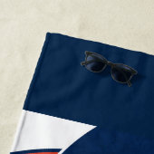 Abstract modern , minimalistisch kunstlandschap ge strandlaken (In situ)