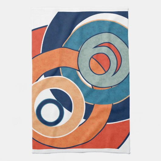 Abstract modern , minimalistisch kunstlandschap ge theedoek (Verticaal)