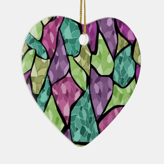 Abstract modern mozaïektegelpatroon van glas helde keramisch ornament (Rechts)