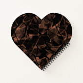 Abstract modern mozaïektegelpatroon van glas helde notitieboek (Achterkant)