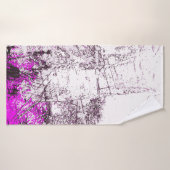 Abstract modern painting background. Illustration. (Serviette de bain)