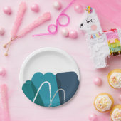 Abstract modern papieren bordje (Feest)