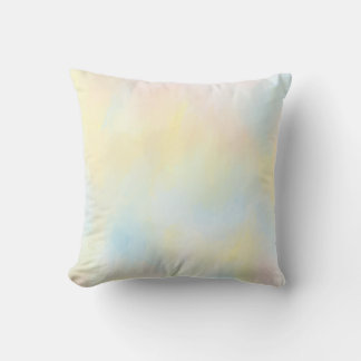       Abstract modern pastel blauw geel roze  Kussen