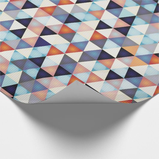 Abstract modern patroon cadeaupapier (Hoek)