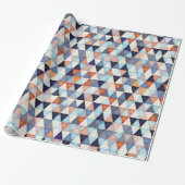 Abstract modern patroon cadeaupapier (Uitgerold)