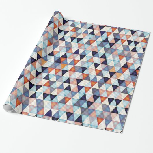 Abstract modern patroon cadeaupapier (Uitgerold)