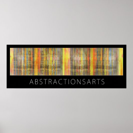 Abstract modern Poster afdrukken (Voorkant)
