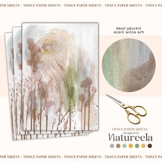 Abstract Modern Texture Decoupage Tissue Paper Tissuepapier