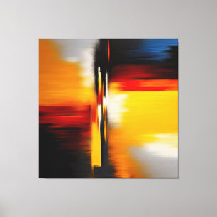 Abstract modern trendy design canvas afdruk