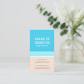 Abstract , moderne, verticale vlakte visitekaartje (Staand voorkant)