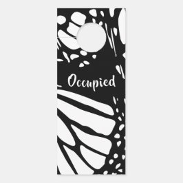 Abstract monboogvlinder - bezet/bezinkend