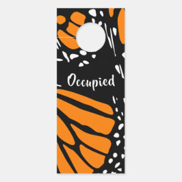 Abstract monboogvlinder - bezet/bezinkend