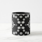 Abstract Monochrome Bokeh Stippen Patroon Mok (Midden)