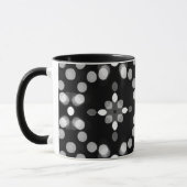 Abstract Monochrome Bokeh Stippen Patroon Mok (Links)