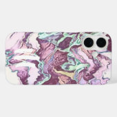 Abstract monogram Case-Mate iPhone case (Achterkant (horizontaal))