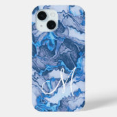 Abstract monogram Case-Mate iPhone case (Achterkant)