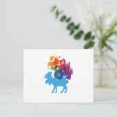 Abstract Moose Briefkaart (Staand voorkant)
